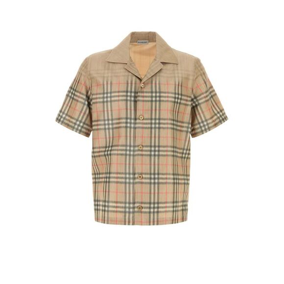 Burberry Men Printed Viscose Blend Shirt